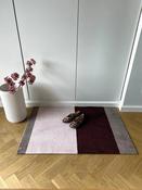 Bordeaux/Sand/Rose Stripes Floormat image