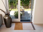 Ivory/Dijon/Brown Stripes Floormat image