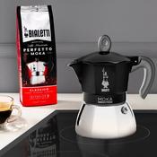 Bialetti Black 6 Cup Induction Coffee Maker image