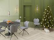 Discontinued Akanté New York Rotating Dining Chairs Set