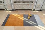 Grey/Dijon Stripes Floormat image