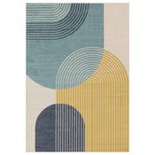 Muse Blue Retro Rugs image