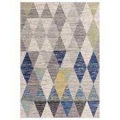 Muse Check Harlequin Blue Runner &amp; Rugs