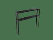 Sumatra Console With Shelf 'Marquina Marble'