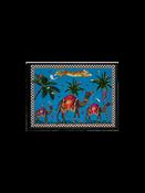Ortigia Mini Flying Tiger Blue Tray