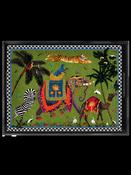 Ortigia Green Flying Tiger Tray
