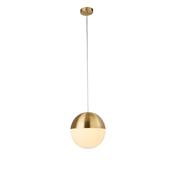 Endor Pendant  - Satin Brass &amp; Opal Glass (END OF LINE PRODUCT) image
