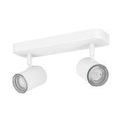 EGLO Consuma 1 White Steel Dual LED Bathroom Spotlight image