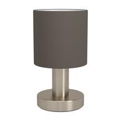 EGLO Montetto Black Fabric &amp; Steel Classic Table Lamp 31842