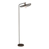 EGLO Swaby Brushed Bronze Leaf Pattern Floor Lamp image