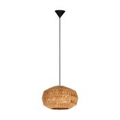 EGLO Sheldon Pendant Handwoven Rope Pendant Light with Organic Design image