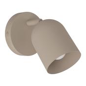 EGLO Tilston Steel Minimalist Single Wall Spotlight, Sandy
