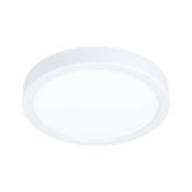 EGLO Fueva 6 Ultra-Slim Surface-Mounted White Round LED Light WBS