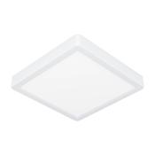 EGLO Fueva 6 Ultra-Slim Surface-Mounted White Square LED Ceiling Light WBS image