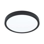 EGLO Fueva 6-Z Smart Control RGB IP44 Plastic Ceiling Light, 27.8cm Black image
