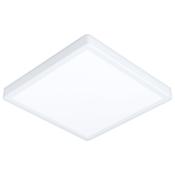 EGLO Fueva 6 Ultra-Slim Surface-Mounted White Square LED Ceiling Light image