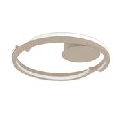 EGLO Mezzomonte Ceiling Light Sand 1 Ring Open Ring LED Ceiling Light with CCT and Remote image