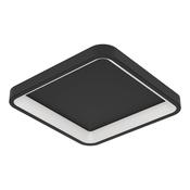 EGLO Loretello-Z Black Flush Square Ceiling Light image