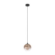 EGLO Ariscani 1 Copper Ombre Effect Glass Single Pendant image