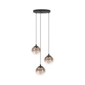 EGLO Ariscani 1 Copper Ombre Effect Glass 3 Light Pendant image