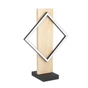 EGLO Boyal Table Lamp Wood Black 1 Frame LED Table Lamp