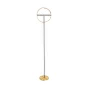 EGLO Castelpoto Brushed Brass &amp; Black Modern LED  Floor Lamp image