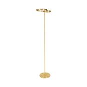EGLO Castelpoto 1 Brushed Brass Dual LED Profiles Floor Lamp image
