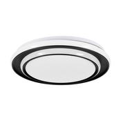 EGLO Moschetta Black Steel LED Ceiling Light, (D) 40cm 902046 image