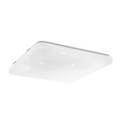 EGLO Frania-IP White Steel LED CCT Square Bathroom Ceiling Light image