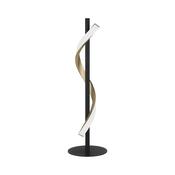 EGLO Conaprato Black &amp; Brushed Brass Modern Table Lamp
