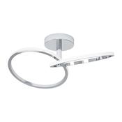 EGLO Congiunti Chrome Dual LED CCT Modern Ceiling Light image