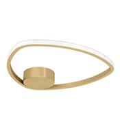 EGLO Moschella Brushed Brass Steel &amp; Aluminium LED Ceiling Light image