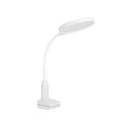 EGLO Lauro White Plastic LED Clamp Table Light