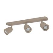 EGLO Camaldoli Sandy Steel Contemporary IP20 Triple Spotlight