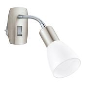 EGLO Dakar Chrome Steel LED Plug-In Wall Light image