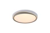 Galactic Round LED Flush - White &amp; Gold image