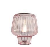 Aria Table Lamp - Pink Ripple Glass image