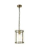 Portarlington 20.5cm Pendant  Clear Glass image