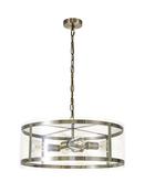 Portarlington Clear Glass 56.5cm Pendant image