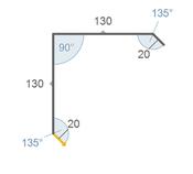 Corner Flashing - 1.8m / Slate Grey / 0.5mm