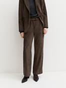 Chocolate Brown Corduroy Trousers image
