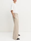 Wide-Leg Pull-On Trousers image