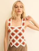Crochet Square Neck Top image