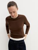 Chocolate Brown Fine Wool Jumper image