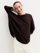 Chocolate Brown Stretch Oversized Jumper