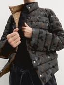 Reversible Bronze &amp; Green Quilted Jacket image