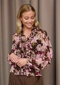 Romantic Floral Ruffle Blouse image