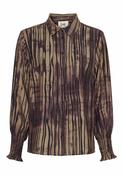 Aubergine Flow Print Blouse image