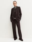 Chocolate Brown Double-Breasted Blazer image