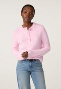 Pink Fluffy Knit Jumper image
